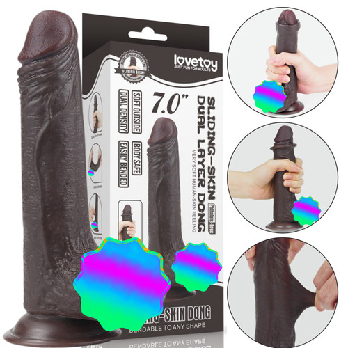 Dildo mit saugnapf und eichel - saugnapf,