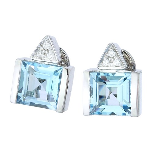 Ohrstecker topas brillanten - topas,