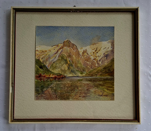 Orig aquarell näthe - orig.,