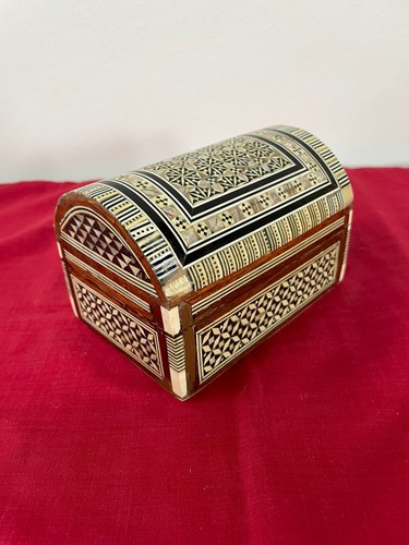 Orientalische holz schatulle - orientalische,