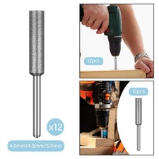 12-teiliges Diamant Kettensägenschärfgerät Bits, Schleifer Kette Kettensäge Schärfset