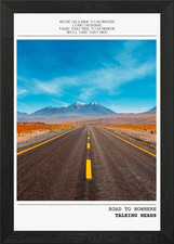 Gerahmtes Wandbild Talking