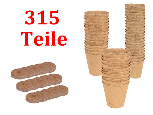 315 teile anzuchttöpfe - teile,