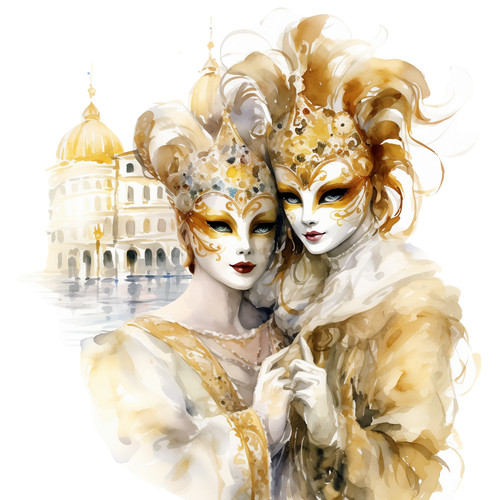 Deko bild karneval - bild, venedig