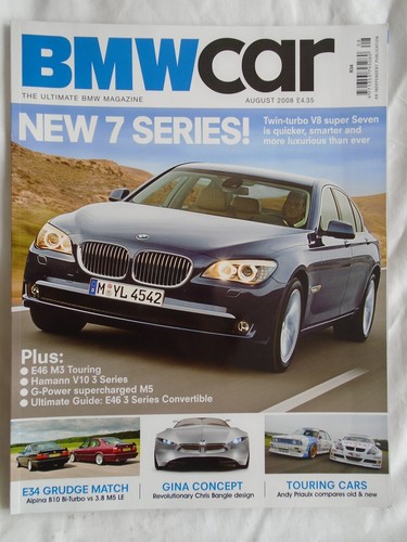 Bmw car aug 2008 - bmw, 7