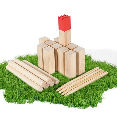 Kubb holz wikingerkegeln - kubb,