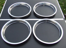 Chrom Radzierringe 14 Zoll Opel Kapitän Admiral Diplomat B V8 und BMW E12 E3 ?