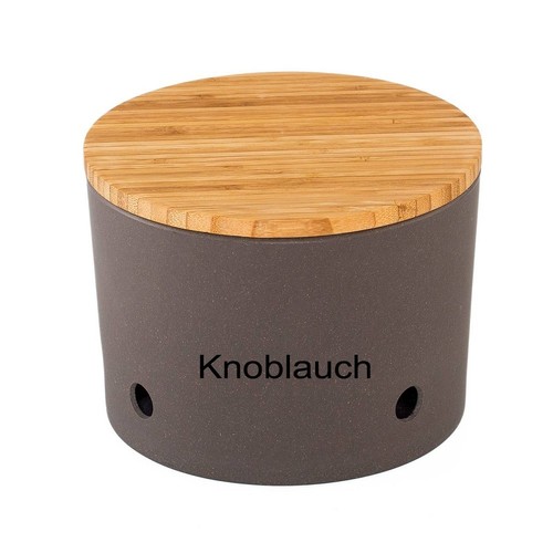 Knoblauchtopf schiefer grau