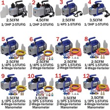 Vakuumpumpe Vacuum Vakuumkammer Kompressor Klimaanlagen Unterdruckpumpe 2/4 Wege