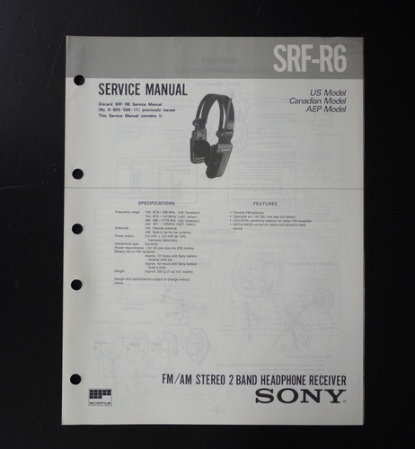 Original sony srf headphone - sony,