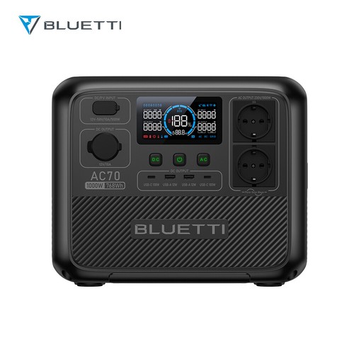 Bluetti ac70 1000w tragbare - 1000w,