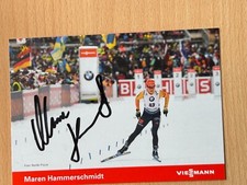 Maren Hammerschmidt - Biathlon - Autogrammkarte original signiert - S10022
