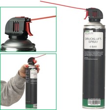 KOKA Druckluftspray 600ml 6 Bar Druckluft-Reiniger + Röhrchen Dose Extragroß