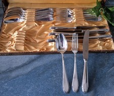 WMF Modell 200 Kreuzband 18 Teiliges Tafelbesteck 90/100g versilbert Nr. 2