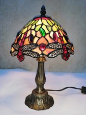 Buntglas  Tischleuchte im