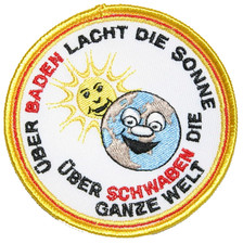 Aufnäher Über Baden lacht
