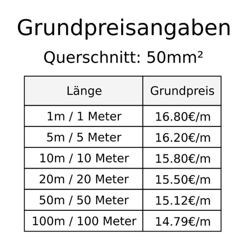 100m fly fahrzeugleitung - 1-100m,