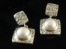 925 Sterlingsilber eckige