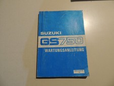 . Werkstatthandbuch  SUZUKI GS 750 / E / L 1976-1980 Reparatur Wartungs