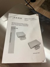 Plattformwaage DE 60K10D v. KERN, Top Zustand