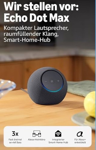 Amazon echo dot max - echo,