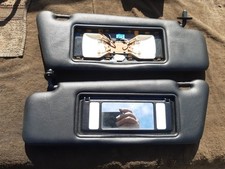 Schminkspiegel beleuchtet schwarz, DEFEKT, Mercedes-Benz W124, 190 W201