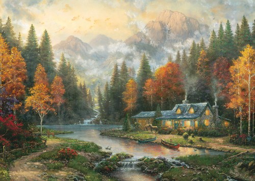 Puzzle herbstabend - puzzle,