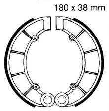 Bremsbacken für Honda CB/650/750/C/Custom/K/Four