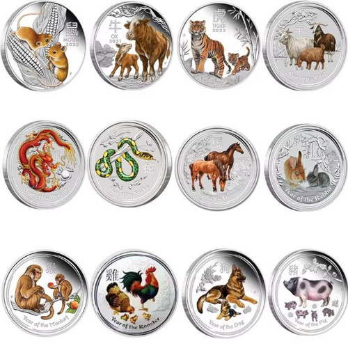 Gedenkmünze jahr des tigers - tigers, 1