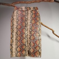 ZARA ROCK MIDIROCK LEDERROCK