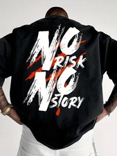 No Risk No Story Herren Oversize Shirt | Streetwear Fashion bis 5XL