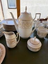 Pirkenhammer Kaffeeservice 11 Personen Porzellan Goldrand Top ?