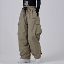 2025 Baggy Skihose wasserdicht 15000 Herren Damen lose Snowboarden Hip-Hop