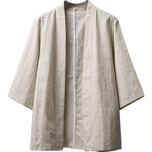 Herren baumwolle leinen kimono - herren,