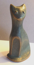 Moderne Katze massiv Bronze