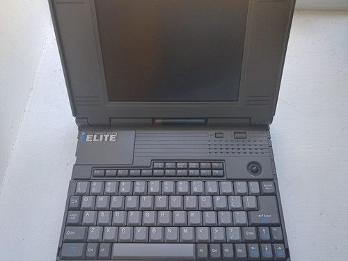 Vintage elite 386 laptop dos - laptop,