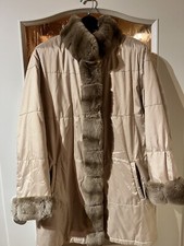 Mantel chinchilla kragen - m,