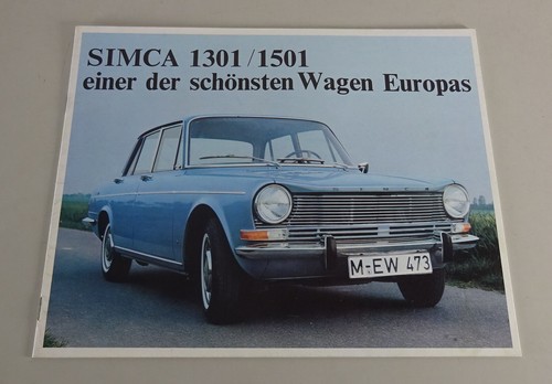Prospekt broschüre simca - prospekt,