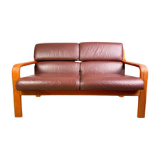Midcentury Zweisitzer Sofa Couch L.Olsen & Søn teak Vintage design
