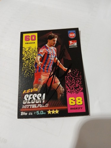Match attax signiert kevin - match,