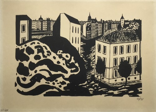 Werner heldt lithografie - werner,