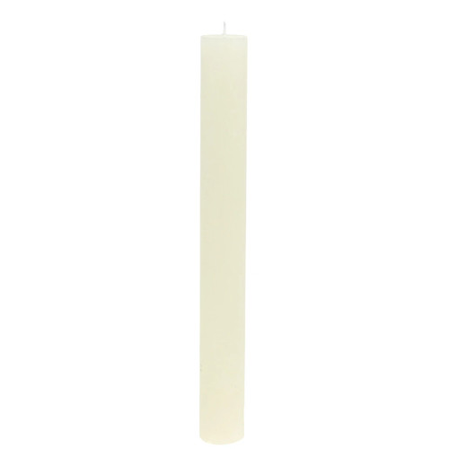 Stabkerzen durchgefärbt creme - stabkerzen,