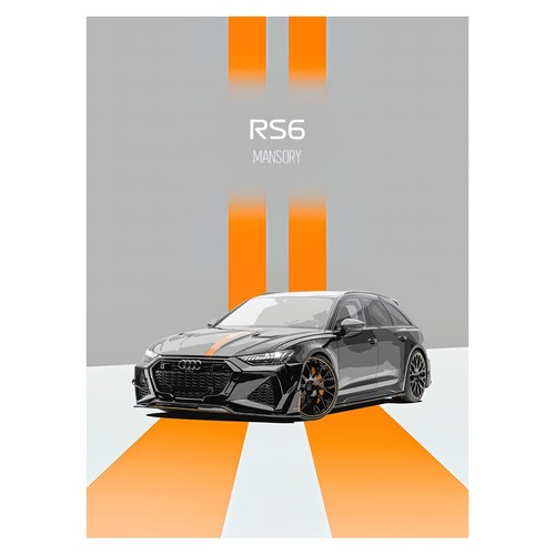 Rs6 mansory moderner poster - moderner,