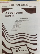 Jolly Caballero Frosini Accordion Music Solo  Noten Akkordeon