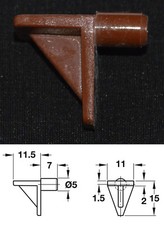 Regalhalterung Nieten Stifte