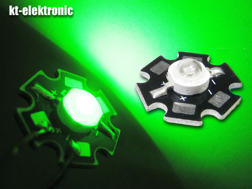 Power led 700ma grün - led, 3w