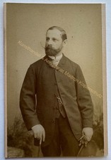 orig. CDV Foto Fotografie Mann