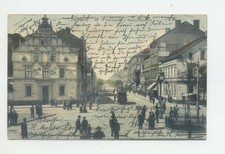 AK Dortmund Körnerplatz u. Rheinische Straße mit Straßenbahn Wagen 79