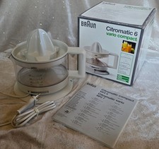 BRAUN 4 161 20 Watt elektrische Zitruspresse Saftpresse Orangenpresse Entsafter
