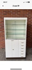 Arztschrank Vitrine Holz